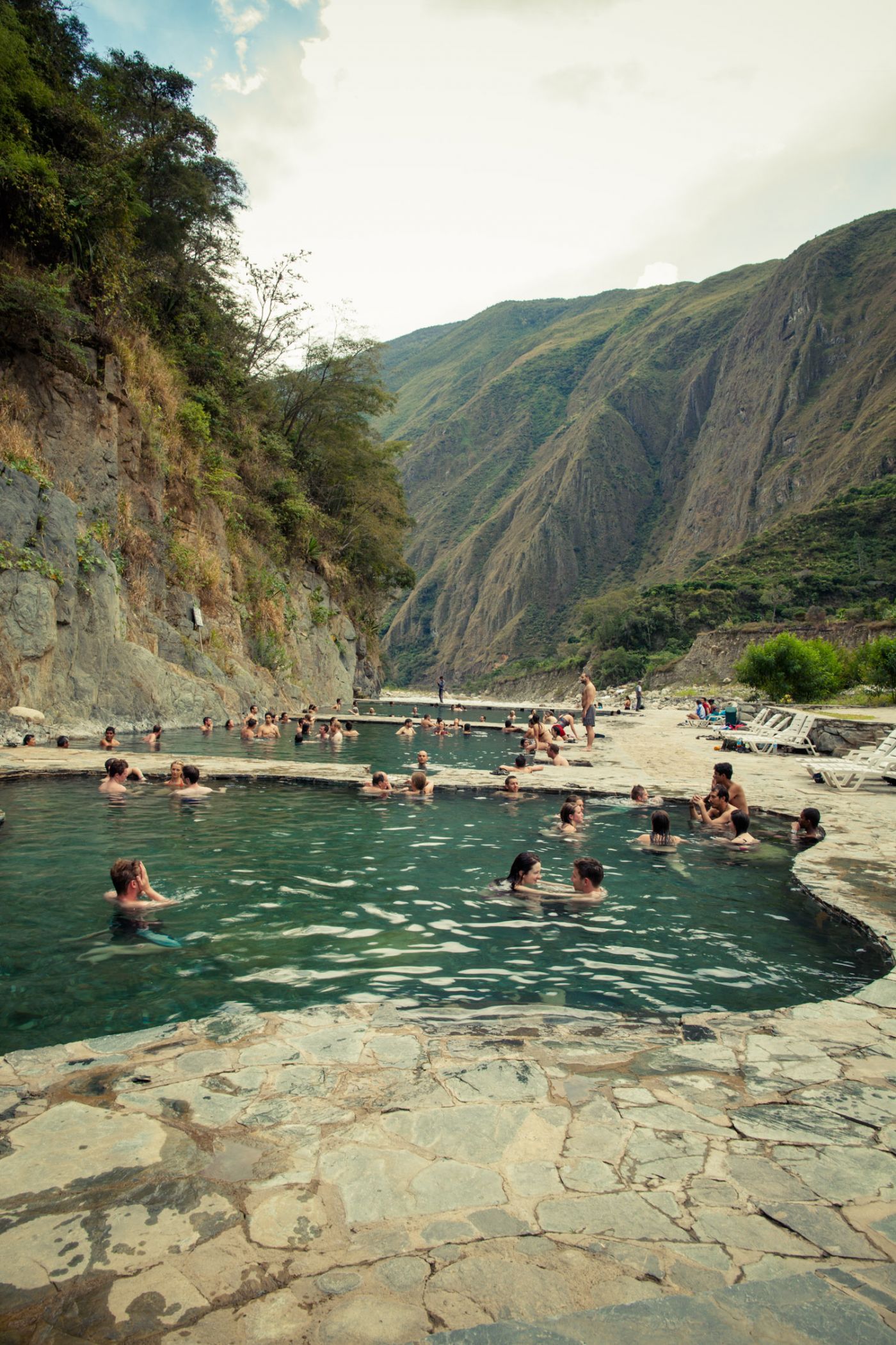 Hot springs, Santa Teresa, Salkantay Trek, Peru