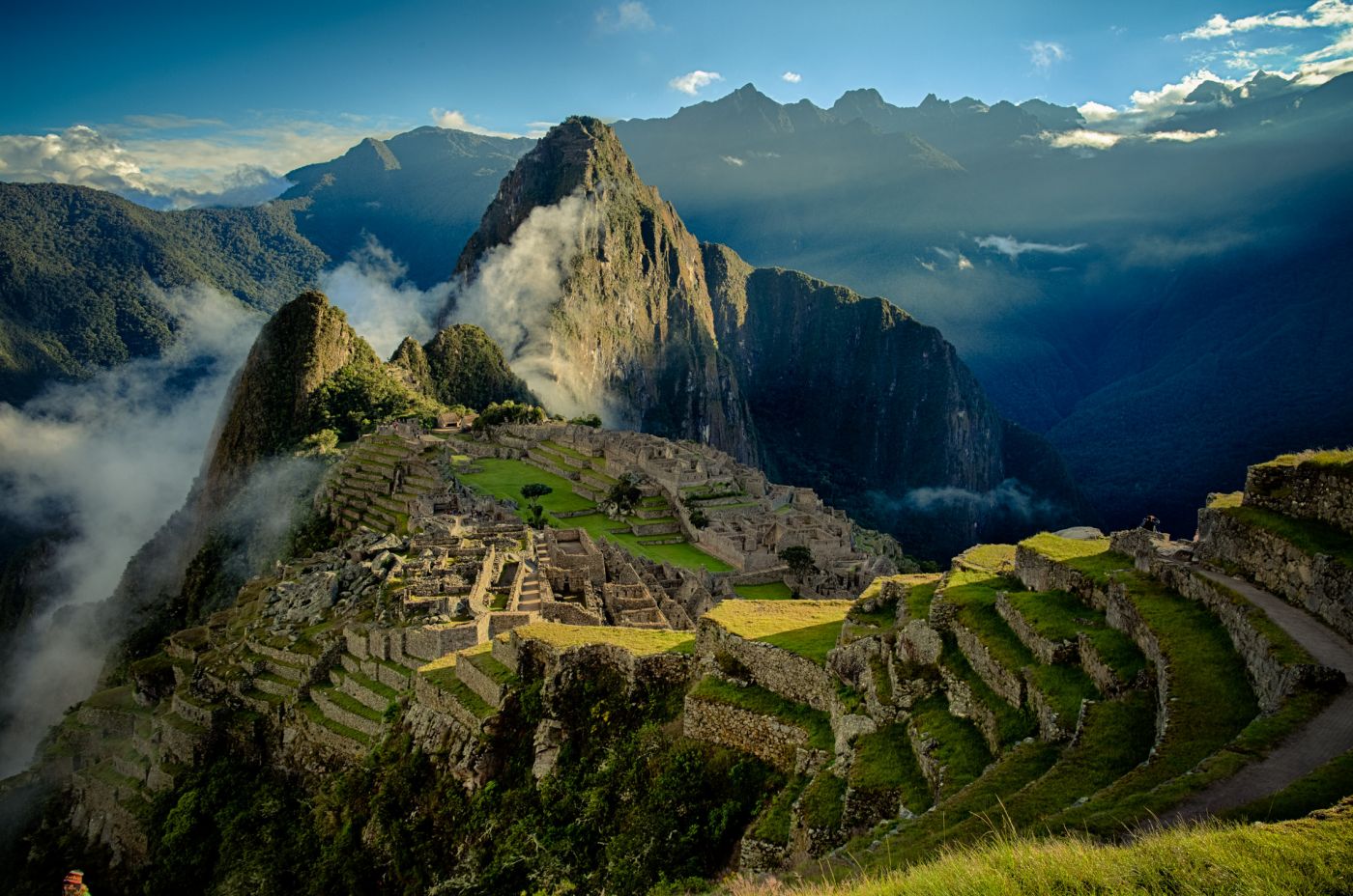 Machu Picchu au lever de soleil, Salkantay Trek, Pérou