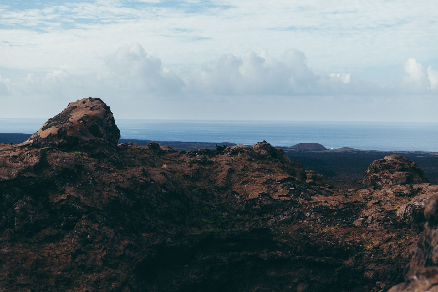 Cheminée volcanique, Ocean View, Big Island, Hawaii