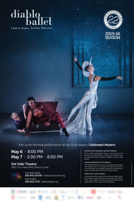 Diablo Ballet — May 2016 poster (Carnival of the Imagination)